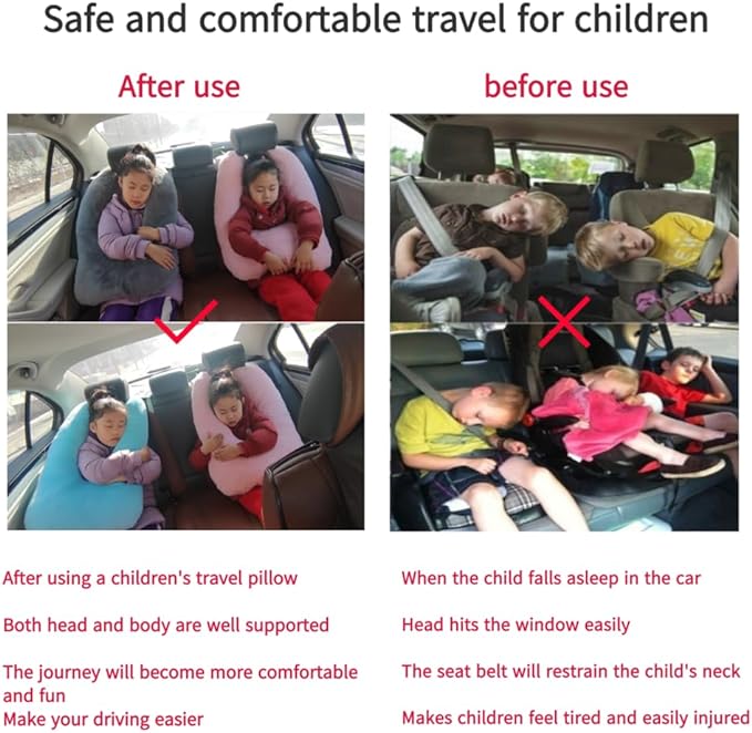 travel pillow cushion for the back seat of car car pillow for kids travel pillow cushion for the back seat of car car pillow for kids
