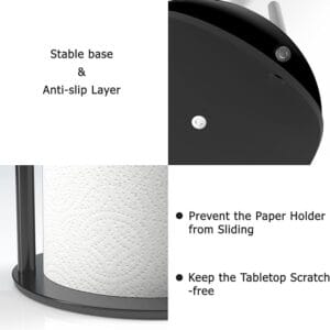 paper towel holder black kitchen roll holder