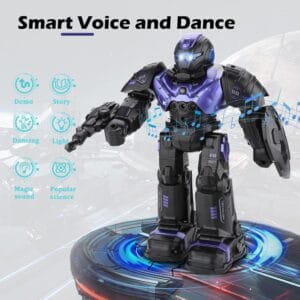 swtoipig rc robot toys gesture sensing remote control programmable robot toy for 5 6 7 8 9 years old boys kids